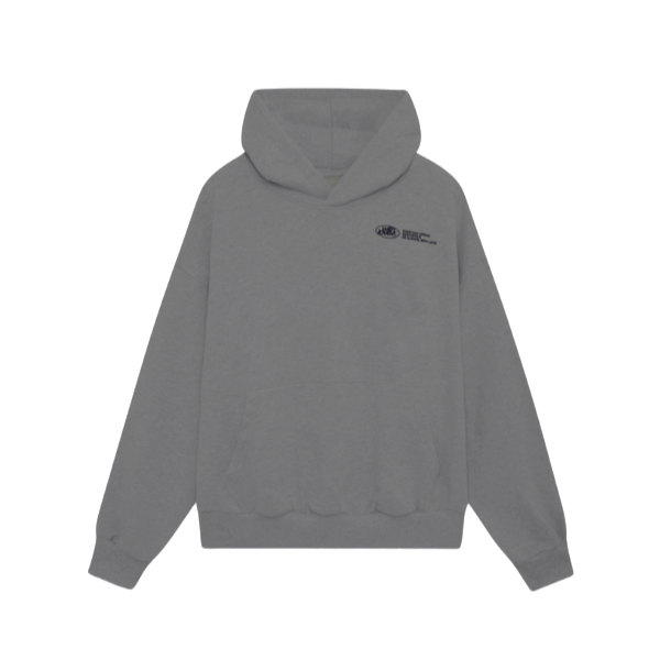 Oversized “With Love” Minimalist Graphic Hoodie