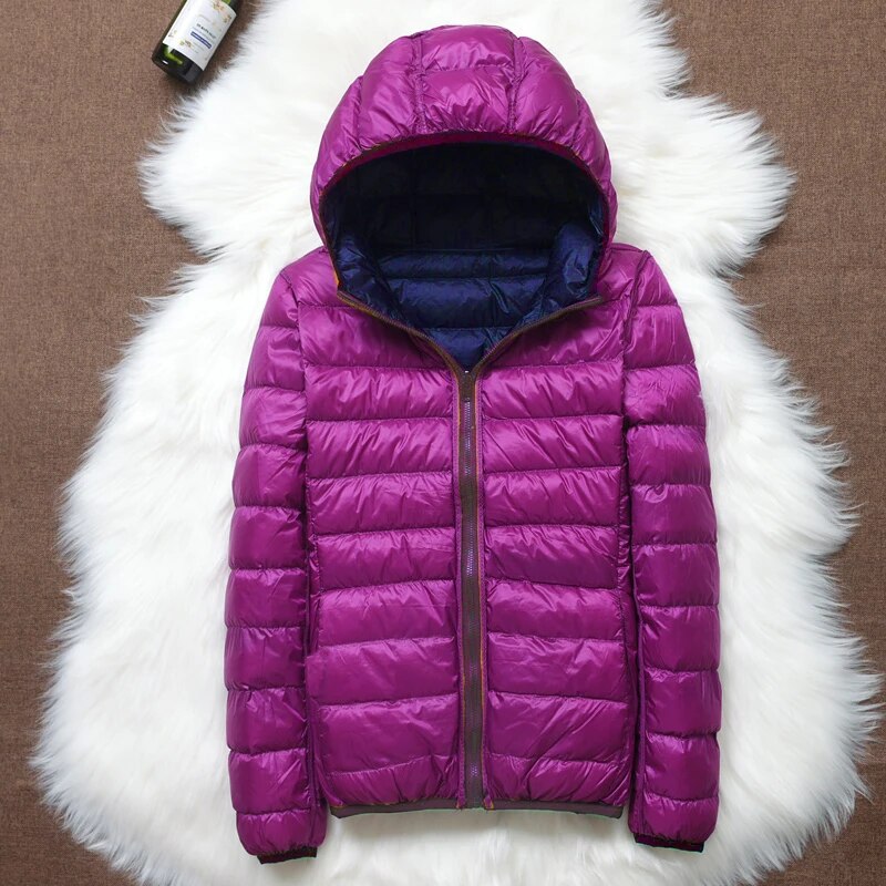 Women’s Lightweight Hooded Packable Puffer Jacket
