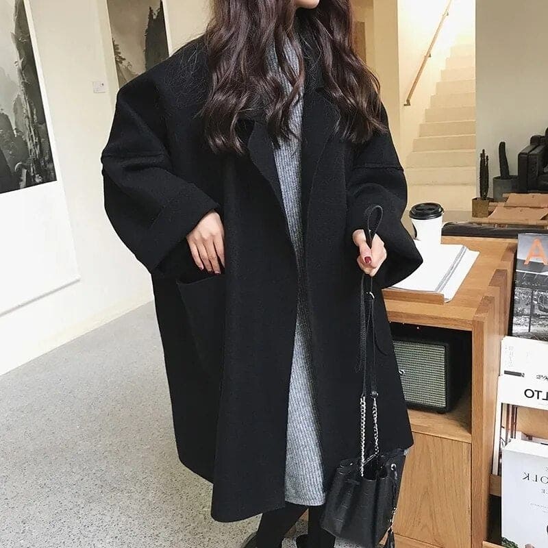 Women’s Oversized Wool Blend Coat