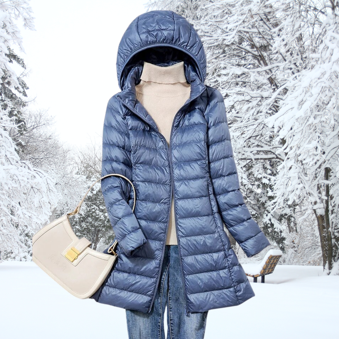 Lightweight Hooded Puffer Coat for Warm Everyday Comfort
