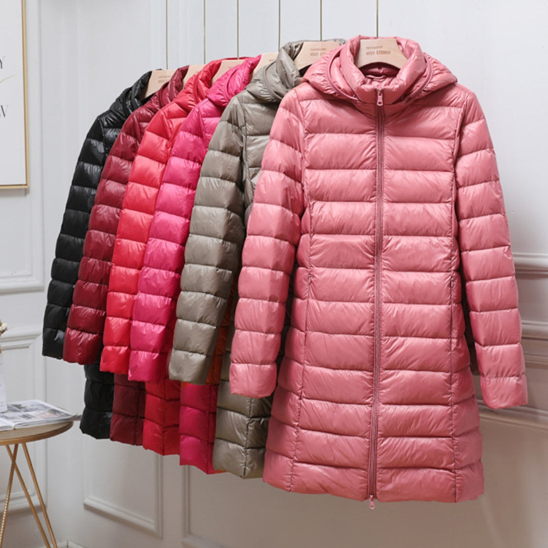Lightweight Hooded Puffer Coat for Warm Everyday Comfort