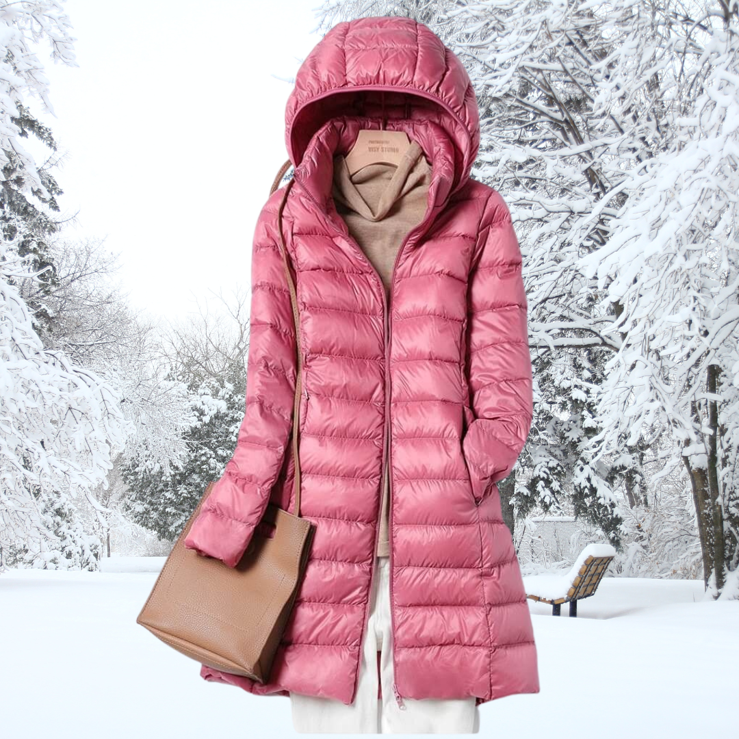 Lightweight Hooded Puffer Coat for Warm Everyday Comfort