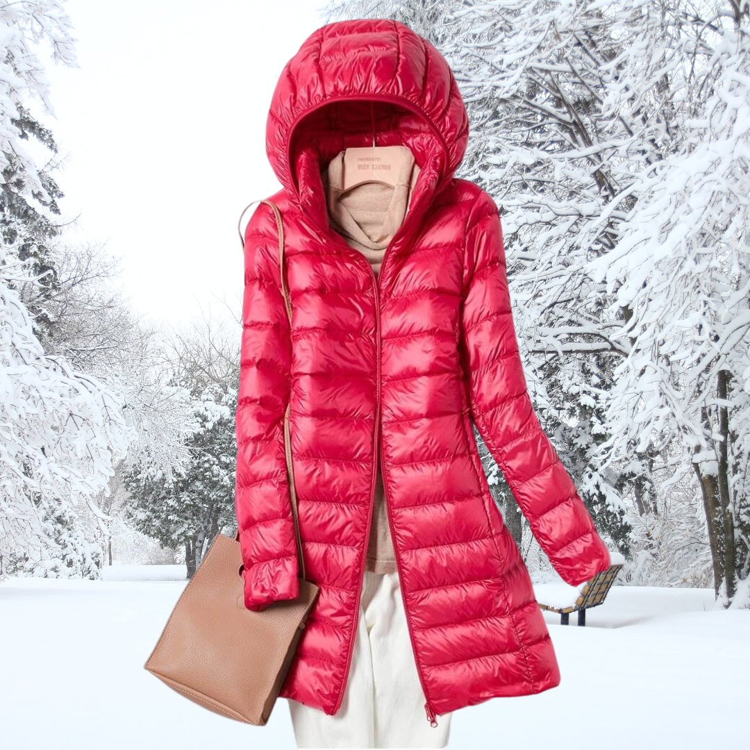 Lightweight Hooded Puffer Coat for Warm Everyday Comfort