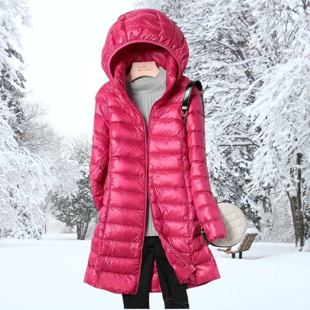 Lightweight Hooded Puffer Coat for Warm Everyday Comfort