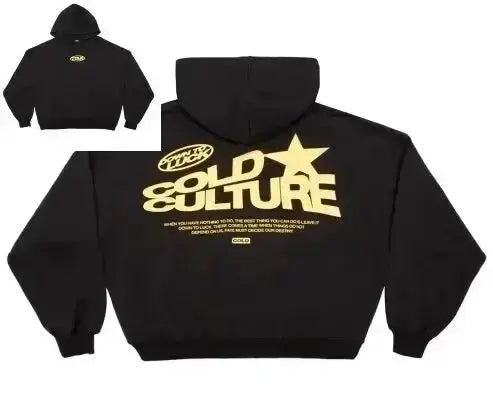 Oversized “Solid Culture” Graphic Streetwear Hoodie