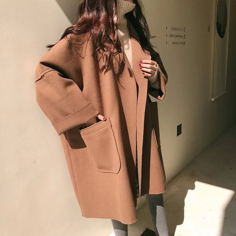 Women’s Oversized Wool Blend Coat