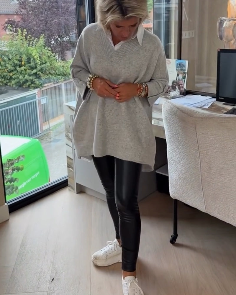Relaxed Knit Tunic Top for Effortless Everyday Comfort