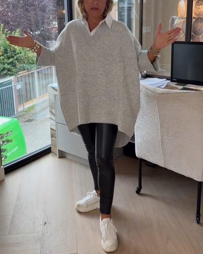 Relaxed Knit Tunic Top for Effortless Everyday Comfort
