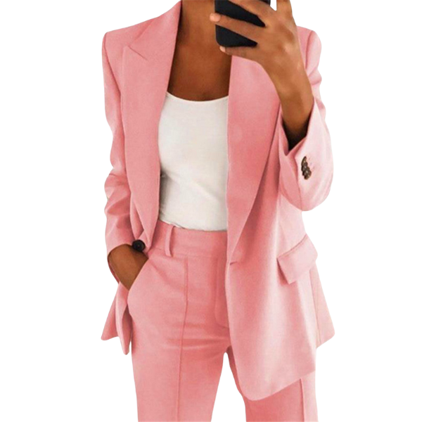 Modern Tailored Blazer and Pants Suit Set