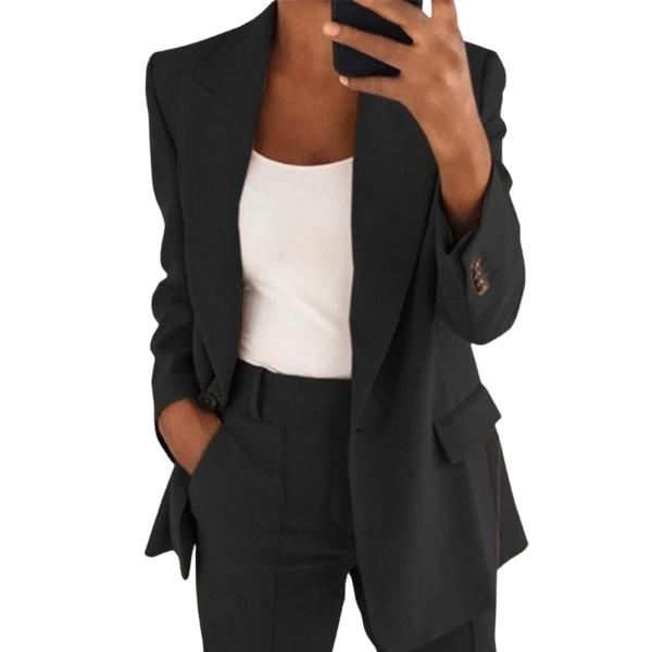 Modern Tailored Blazer and Pants Suit Set