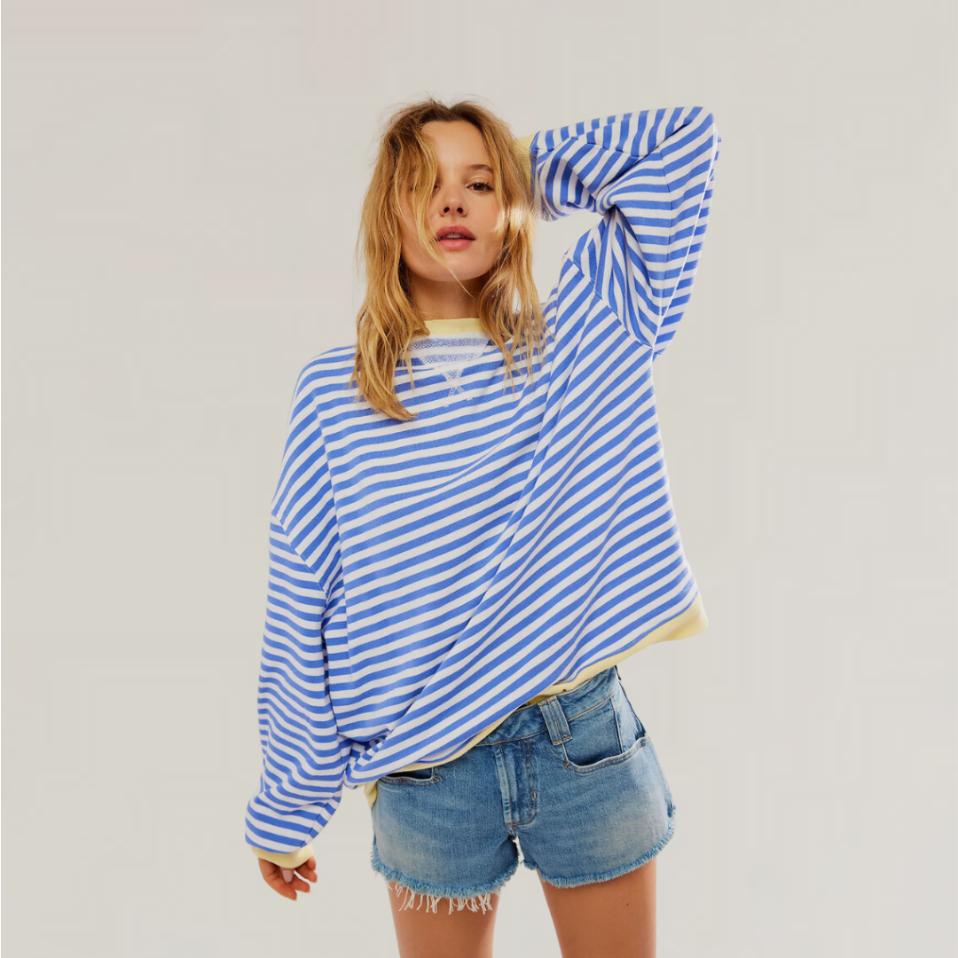 Zoe - Oversized Striped Sweater