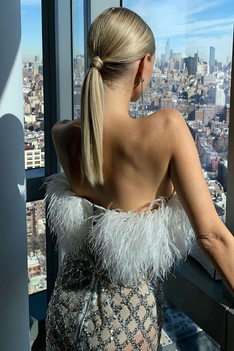 Off-Shoulder Knit Two-Piece Maxi Set