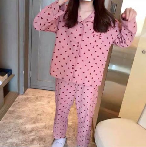 Soft Printed Long Sleeve Pajama Set