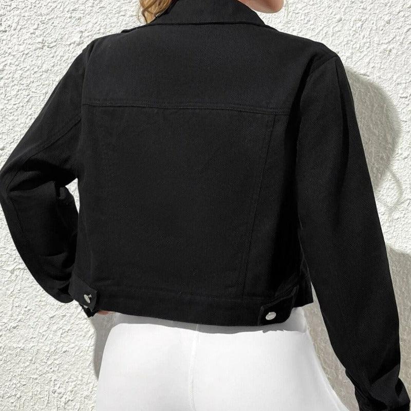 Cropped Denim Jacket for Women