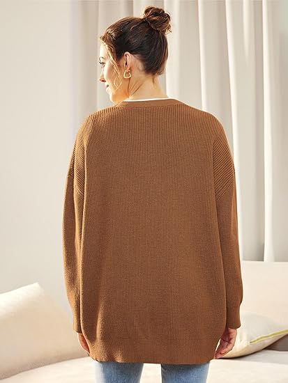 Chunky Knit Button-Front Cozy Cardigan