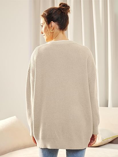 Chunky Knit Button-Front Cozy Cardigan