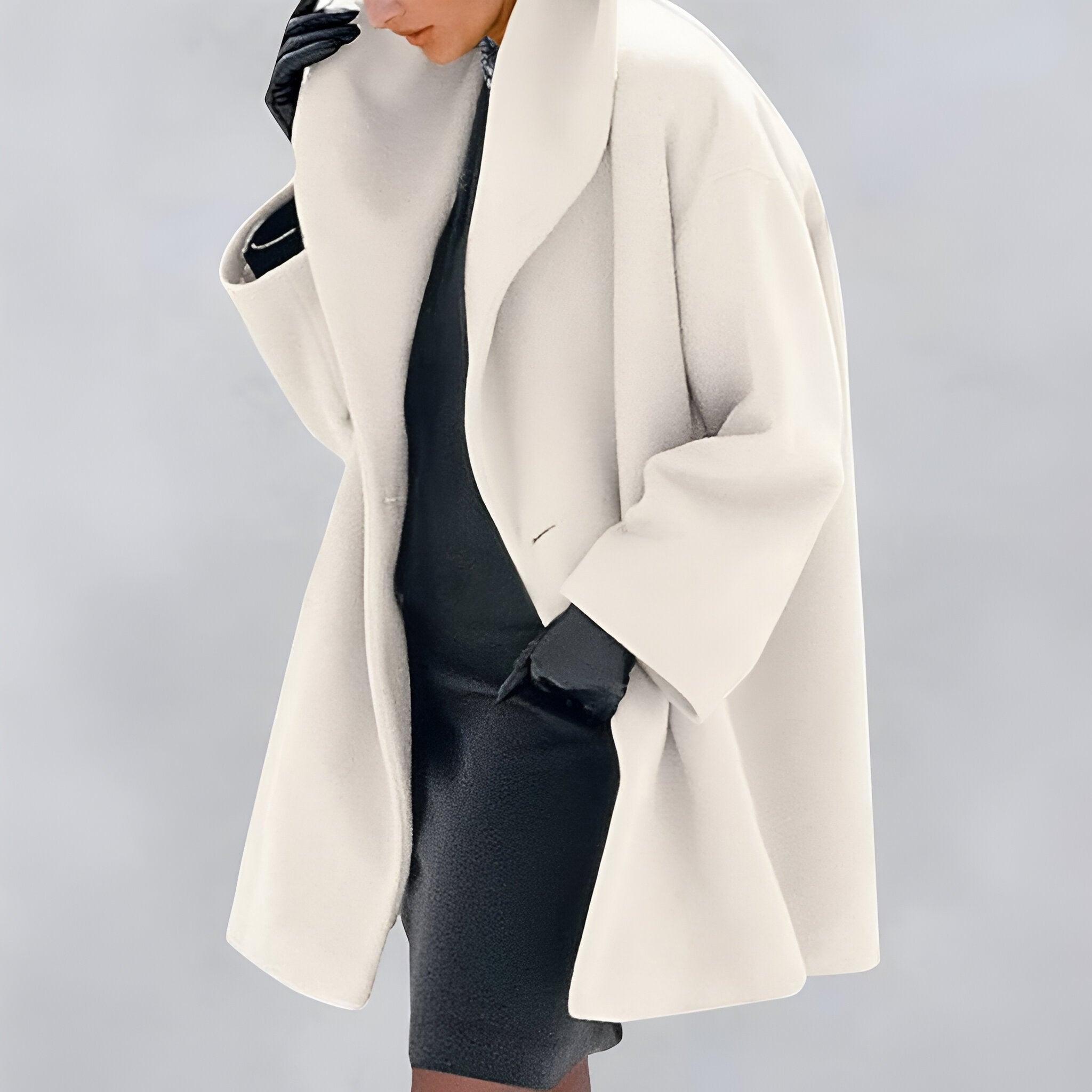 Women’s Elegant A-Line Swing Winter Coat