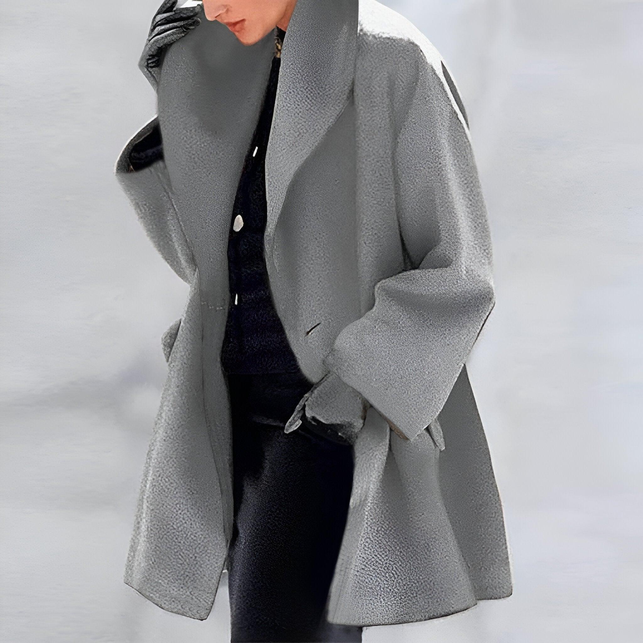 Women’s Elegant A-Line Swing Winter Coat