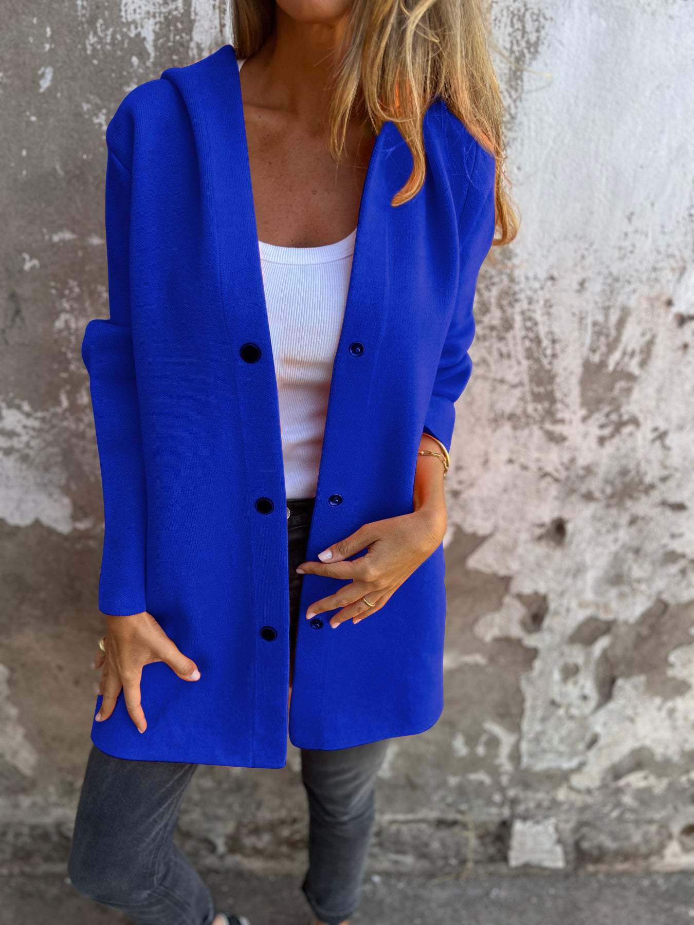 Open Front Longline Knit Coat for Effortless Everyday Style