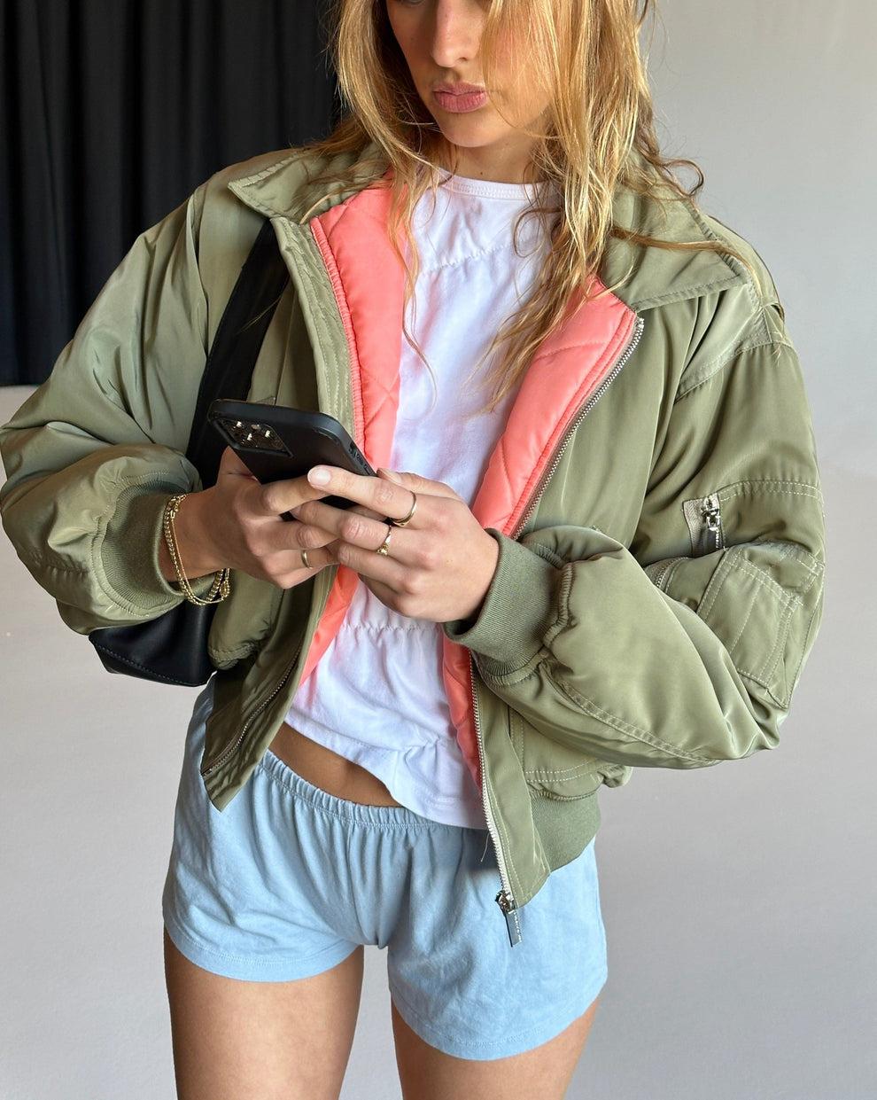 Classic MA-1 Bomber Jacket for Women